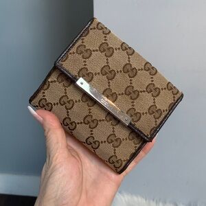Authentic and used Gucci euro style wallet
